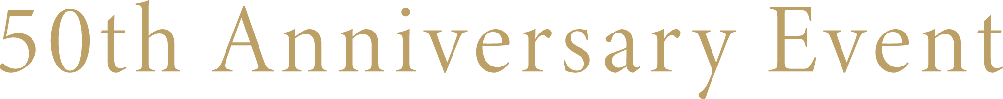 50th Anniversary Event